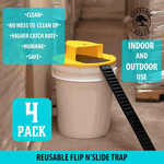 Efficient Rat Trap with Bucket Lid - Set of 4