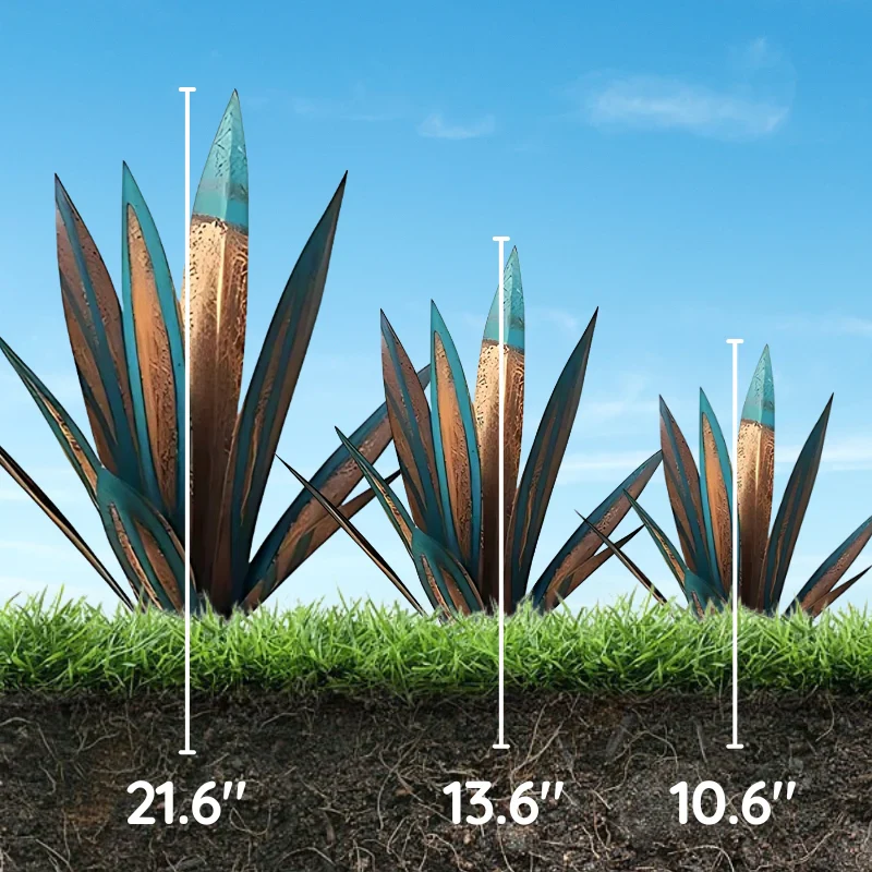 Metallische Agave - Dekorative Pflanze für drinnen und draußen