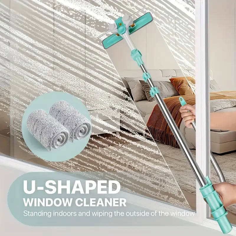 Extendable Window Cleaning Brush with Long Handle