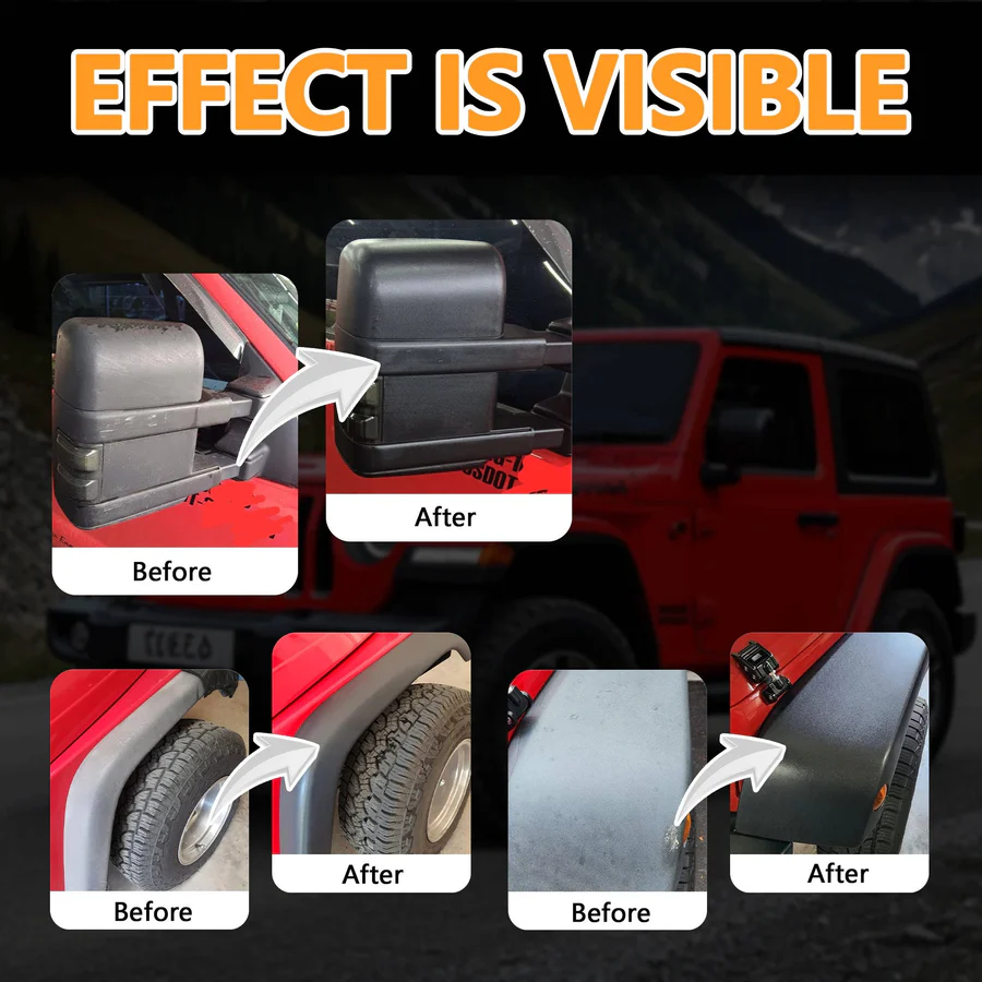 Long-lasting rim paint with UV protection