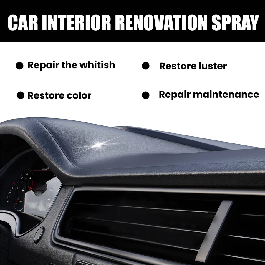 Set of 3 high-quality interior cleaners for your vehicle