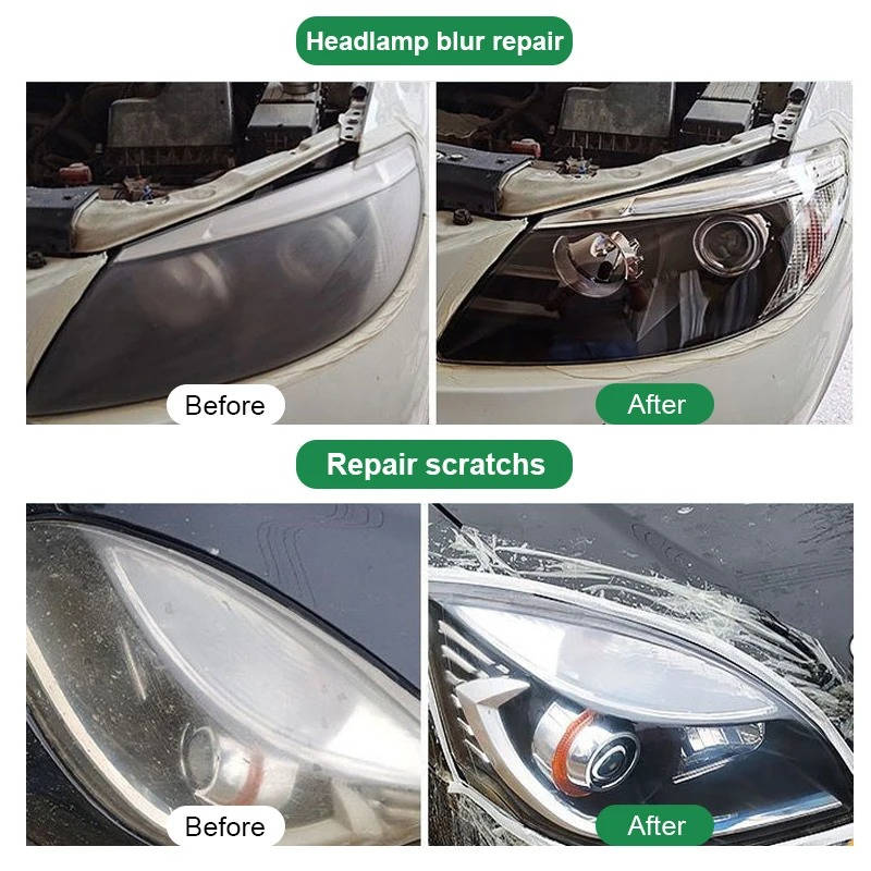 Headlight Lens Repair Kit, 2-Pack