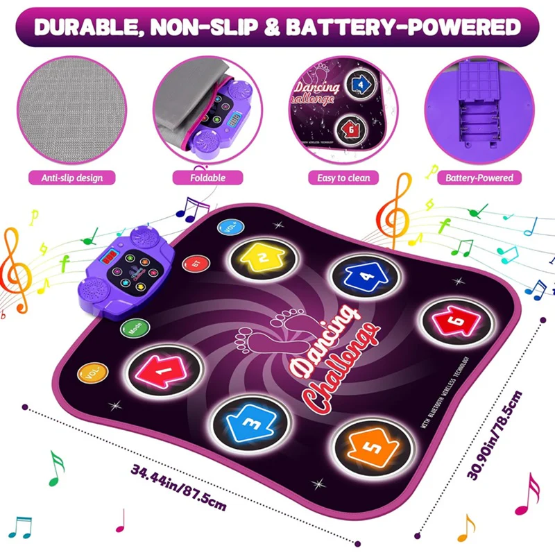 Interactive Dance Mat for Kids – 5 Challenging Levels