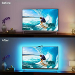 Lighting for Televisions with Remote Control and Smart Features