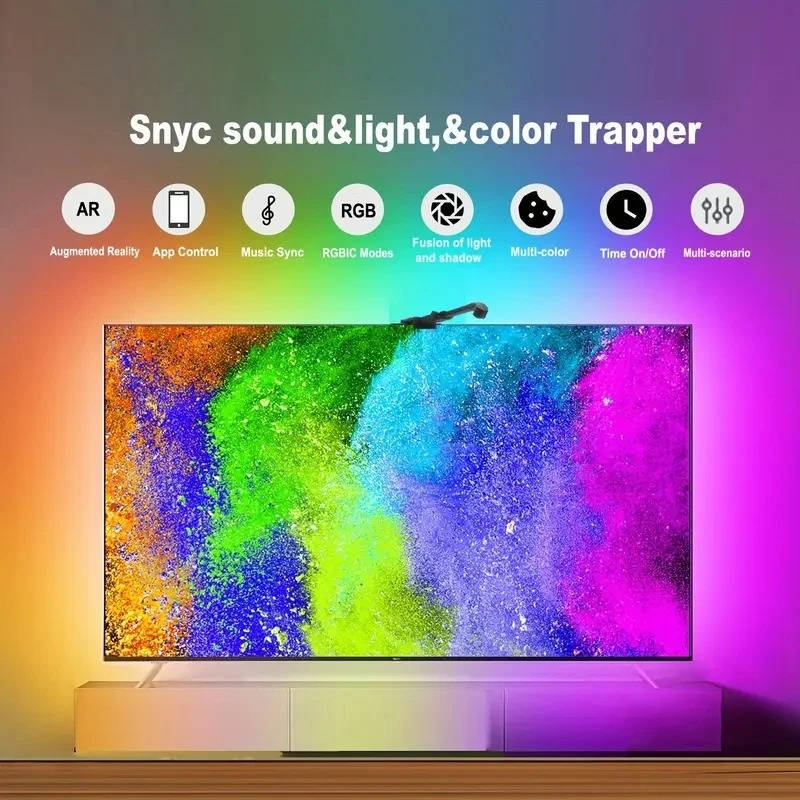 Lighting for Televisions with Remote Control and Smart Features