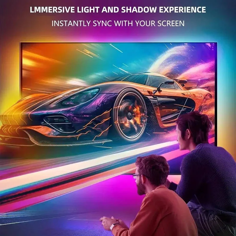Lighting for Televisions with Remote Control and Smart Features