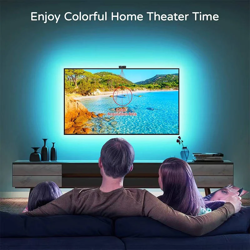 Lighting for Televisions with Remote Control and Smart Features
