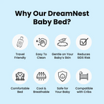 Neigbares Babykissen für entspannte Schlafpositionen