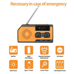 Sonnenschein | Solar-Handkurbel Notfallradio mit Powerbank