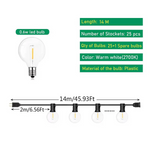 Weatherproof LED String Lights for Outdoor Use
