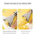 Stainless Steel Corn Stripper with Ergonomic Handle