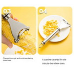 Ergonomic Stainless Steel Corn Stripper with Secure Grip