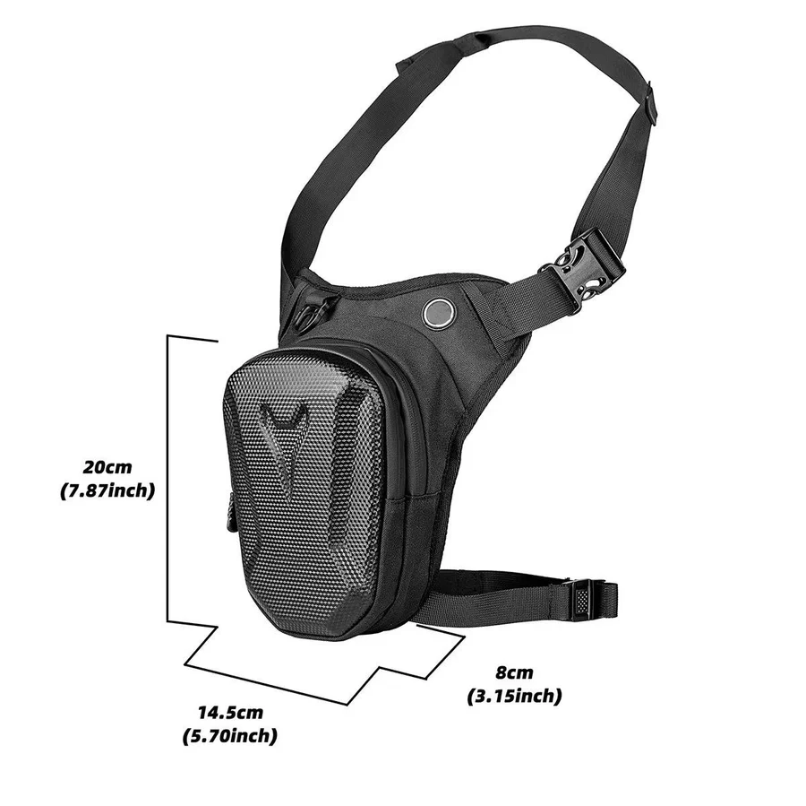Waterproof Motorcycle Leg Bag with Secure Storage
