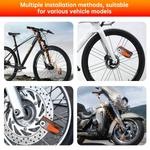 Motorrad-Scheibenschloss mit 120dB Alarmfunktion