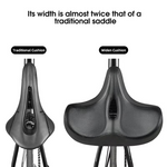 Ergonomic Bicycle Saddle with Ventilation for Long Rides