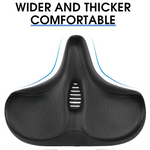Ergonomic Bicycle Saddle with Ventilation for Long Rides