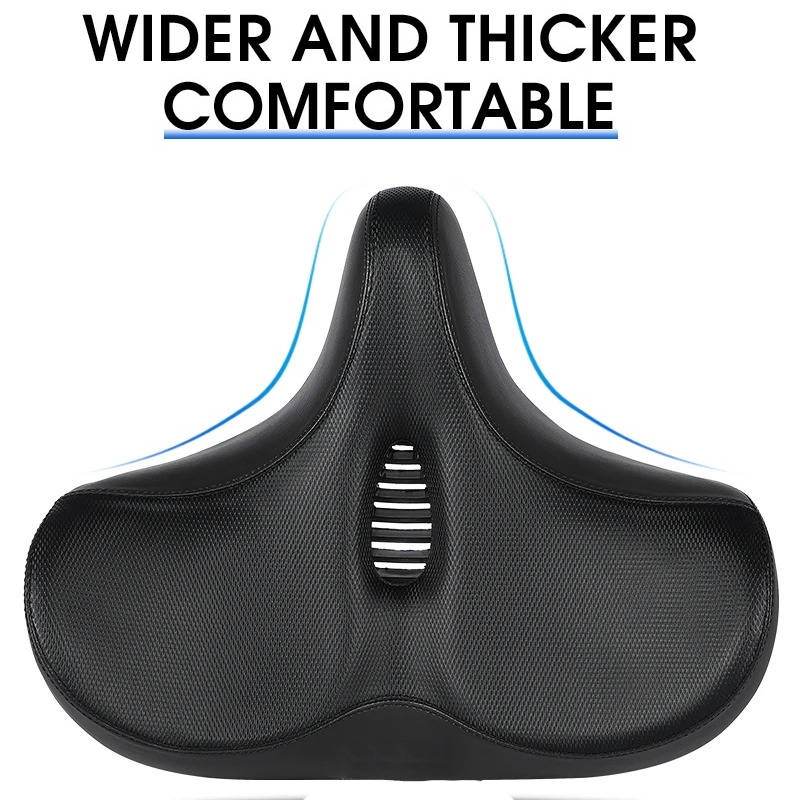 Ergonomic Bicycle Saddle with Ventilation for Long Rides