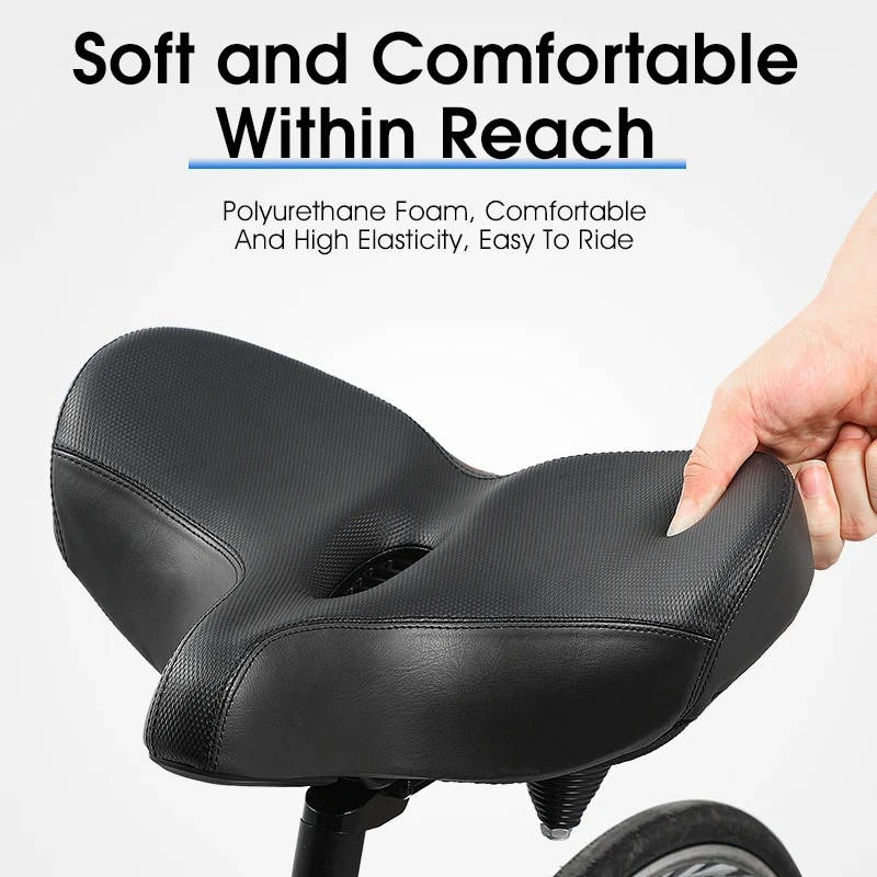 Ergonomic Bicycle Saddle with Ventilation for Long Rides