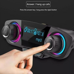Wireless Car FM Transmitter with USB Charger