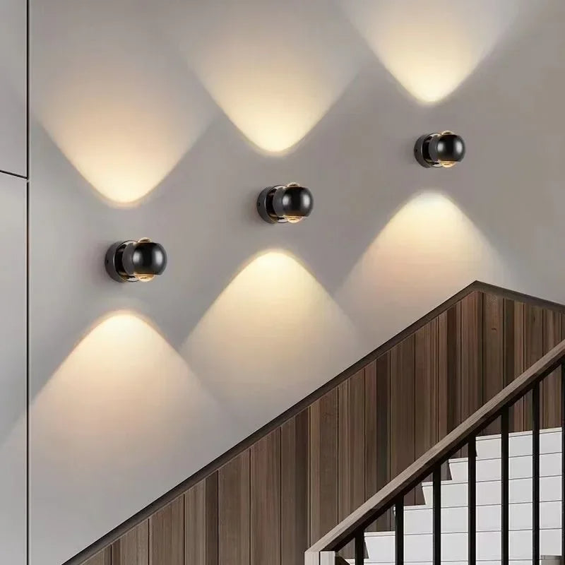 Elegante Runde LED Wandleuchte – Effiziente Innenbeleuchtung