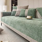 Elegante Sofaabdeckung aus hochwertigem Leinen für optimalen Schutz