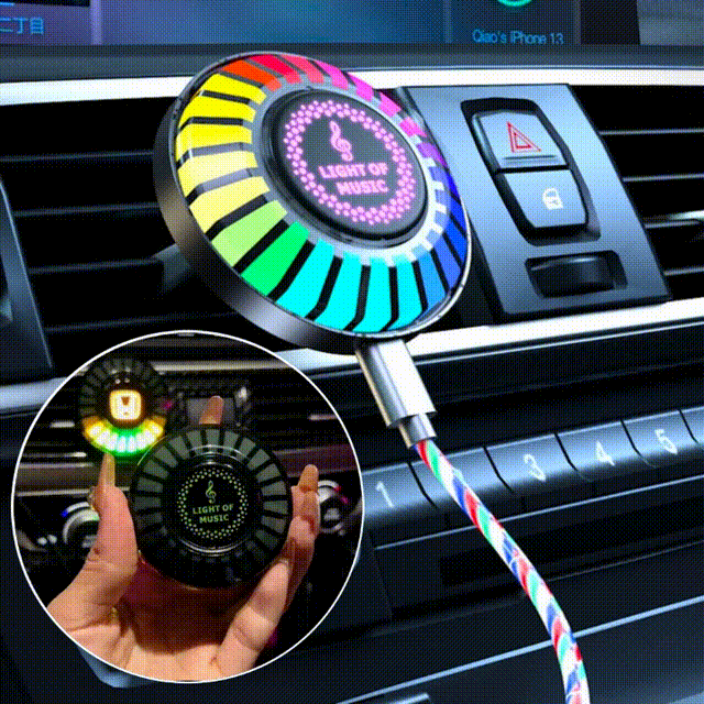 Tragbares RGB Licht für Auto-Soundabholung – Spaß unterwegs