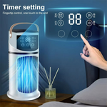 AquaBreeze 3-in-1 Luftkühler mit Befeuchter und LED-Licht