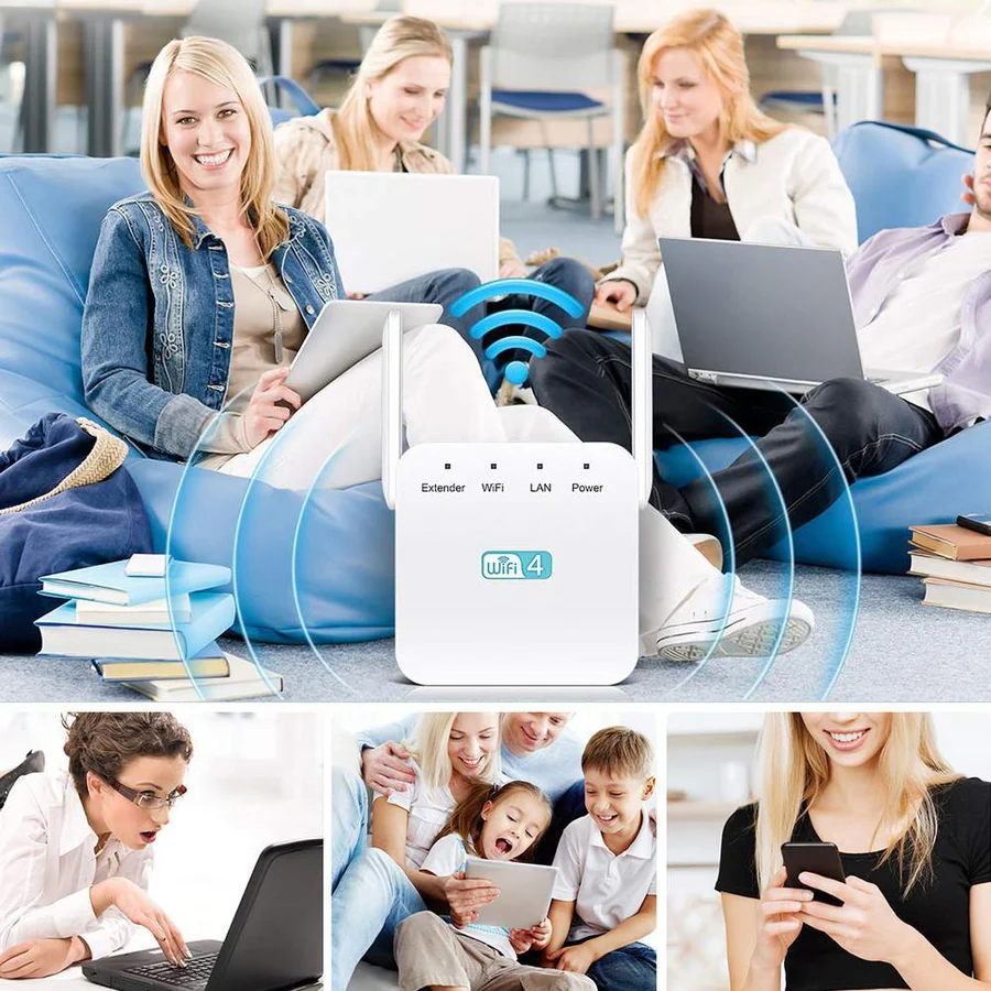 Powerful Wi-Fi Extender with Long Range