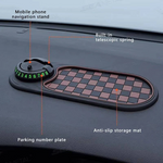 Vielseitiger Handyhalter für das Auto mit rutschfester Unterlage