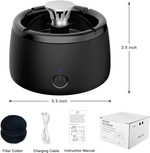 Electric smokeless ashtray