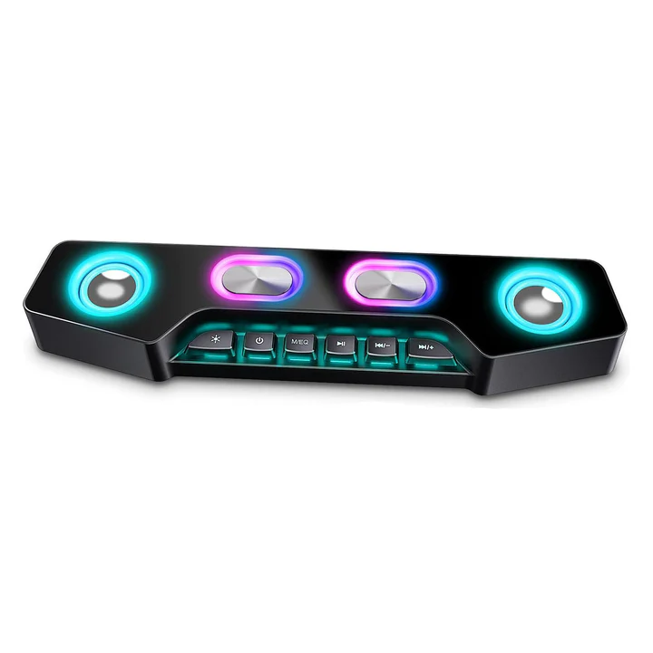 Bluetooth Desktop Speakers with RGB Effects