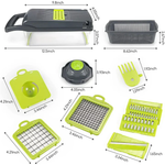 Vegetable slicer with 18 functions