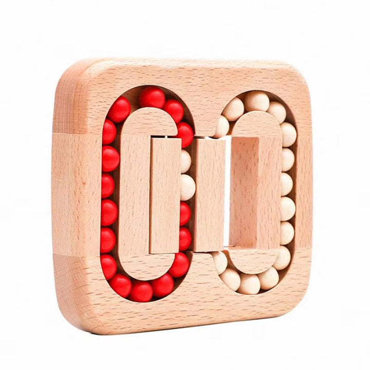 Beruhigendes Holz-Drehpuzzle für entspannte Momente