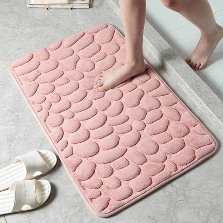 Comfort Bath Mat with Pebble Texture