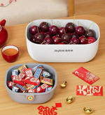 SnackNest: Stilvolle Snackschale mit Abfallbehälter