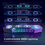 Bluetooth Desktop Speakers with RGB Effects