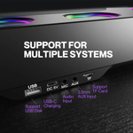 Bluetooth Desktop Speakers with RGB Effects