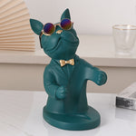 Eleganter Hunde-Figuren-Weinglashalter – Stilvolles Tischaccessoire