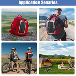 Portable USB Rechargeable Battery with Waterproof Solar Panel