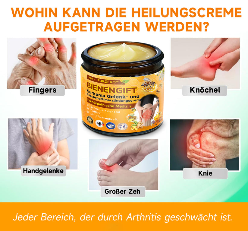 Bienen-Vital-Creme für schnelle Schmerzlinderung