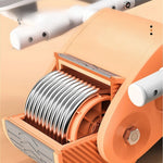Automatic retrieval wheel with elbow support