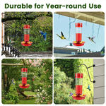 Bird Feeder Station with Hooks – Large Capacity