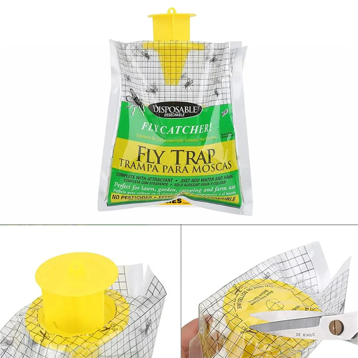 Eco-friendly Disposable Outdoor Fly Trap