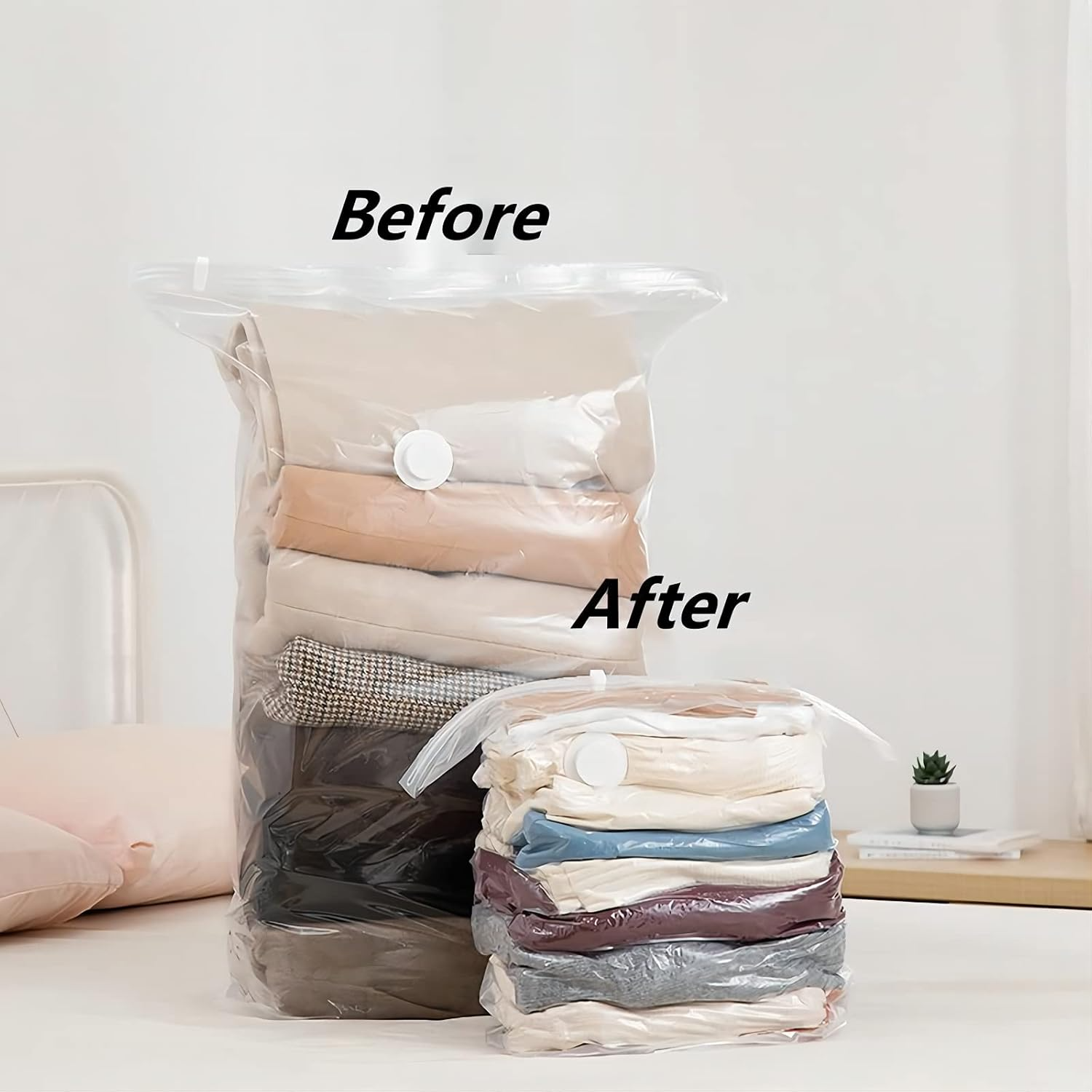 Platzwunder - Der selbstkomprimierende Aufbewahrungsbeutel
