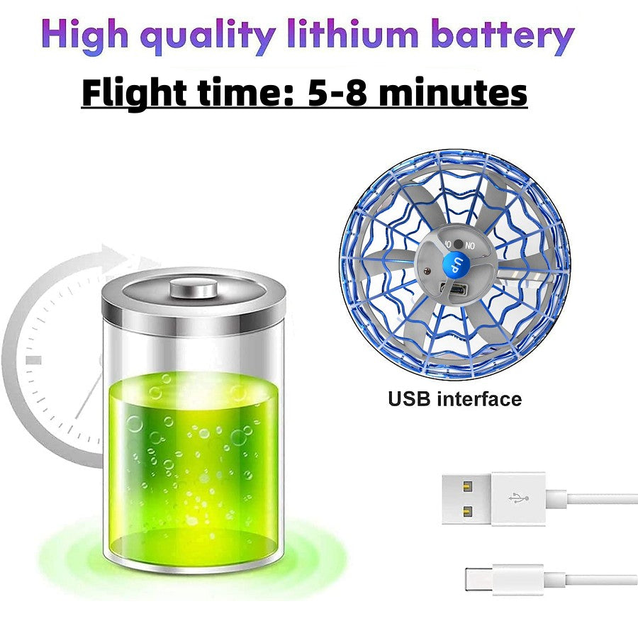LED Flying Ball with Magical Light Effects