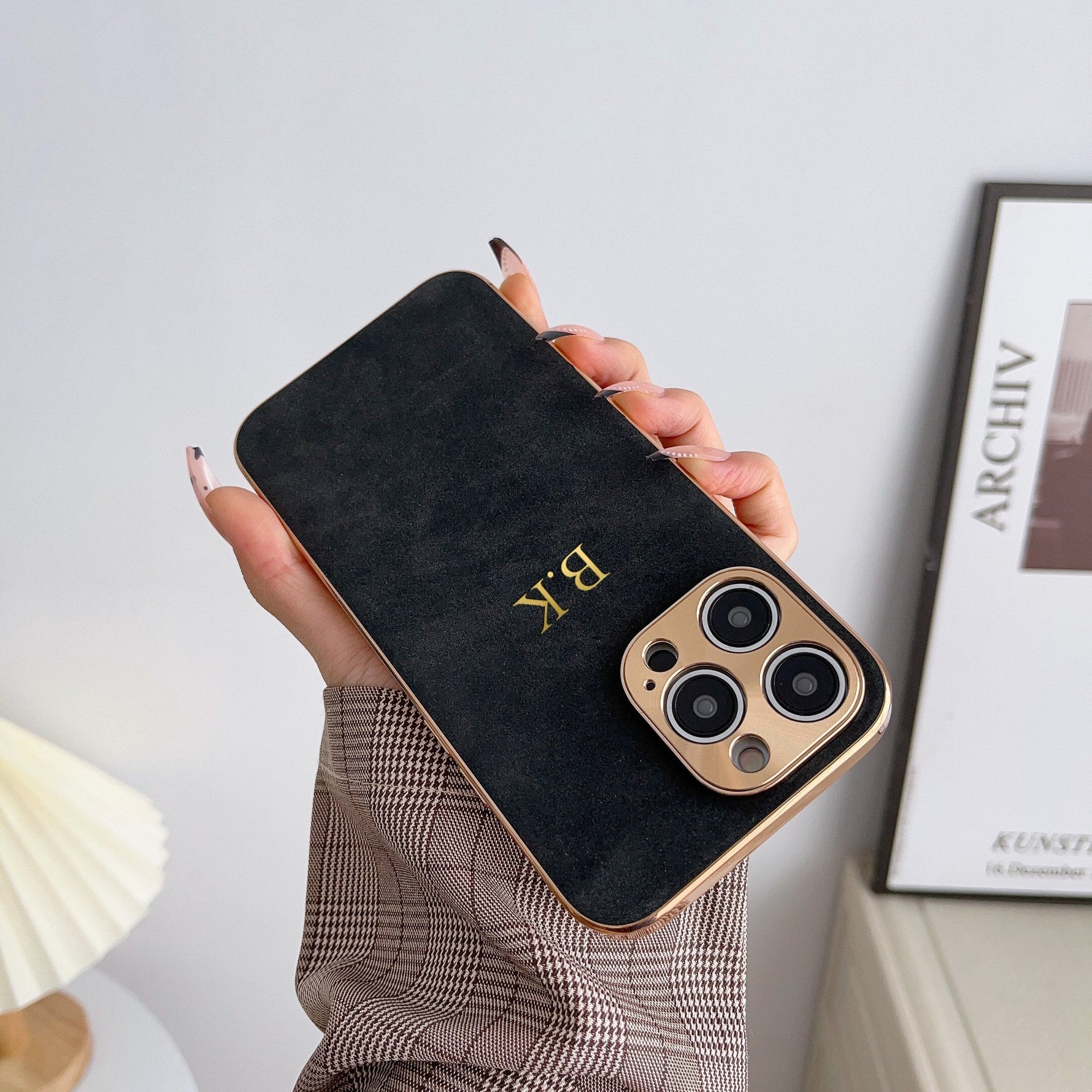 Luxuriöse Schutzhülle für iPhones aus feinstem Leder | Luminex