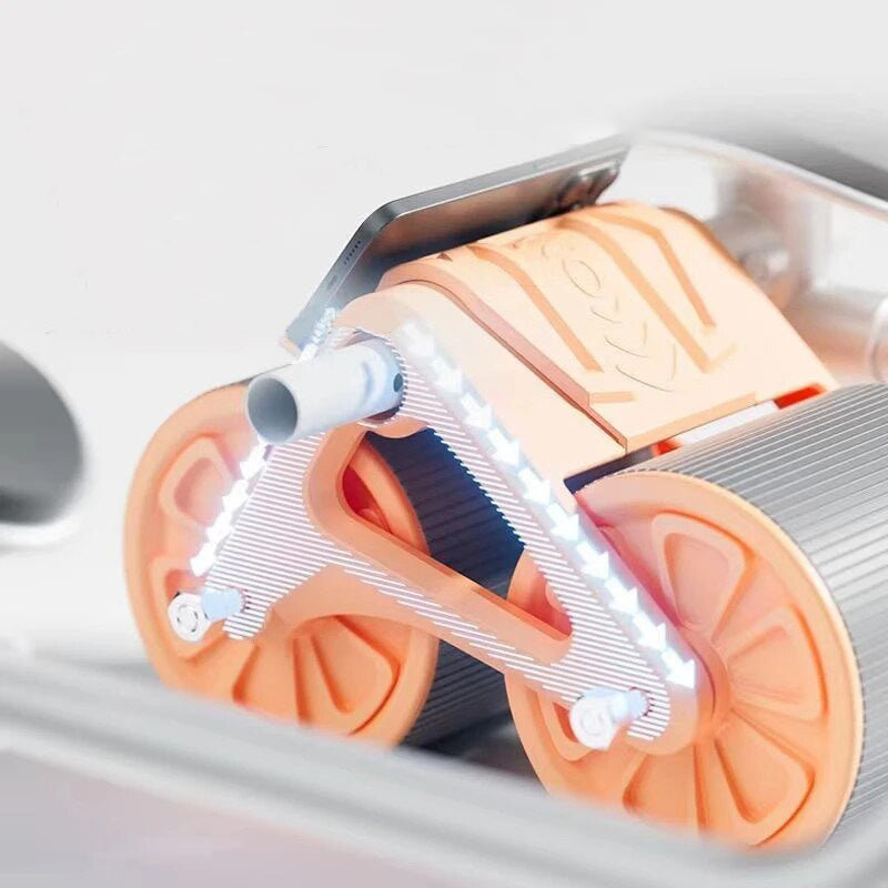 Automatic retrieval wheel with elbow support