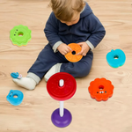 Rotierender Lernspaß | Bunter Stapelturm für Kinder