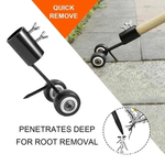 Verstellbarer Unkrautzieher für Gartenritzen