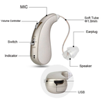 Bluetooth Hearing Aid with USB Charging
